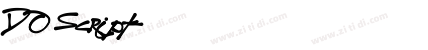 DO Script字体转换